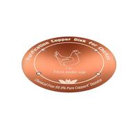 Disco De Cobre Para Baño De Aves Disco Purificador De Agua De 10
