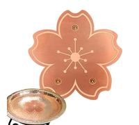 Disco De Cobre para Baños De Aves, Limpiador con Efecto Purificador De Cobre Y Estabilidad Reforzada, Plato Limpiador para Bañeras De Aves Todo Clima para Patios, Jardines, Parques Y Exhibiciones
