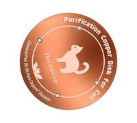 Disco de cobre para bebedero de pollo | Disco universal reforzado con cobre de 10 cm | Bandeja de agua para pájaros, para alimento, aviario, pinzones, periquitos, casa, jardín, patio, paisajismo
