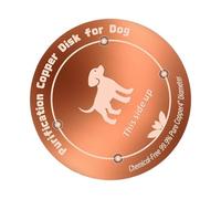 Disco de cobre para bebedero de pollo, disco universal reforzado con cobre de 10 cm, baño para pájaros para exteriores, para alimento, aviario, pinzones, periquitos, casa, jardín, patio, paisajismo