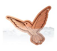 Disco de cobre para bebedero para pájaros - Cobre, varios tamaños Placa higiénica resistente al deslustre | Accesorio de baño para pájaros de fácil limpieza para jardines, patios, balcones y estanques