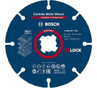 Disco de corte BOSCH Expert Carbide Multi Wheel X-LOCK de 125 mm, 22,23 mm - EXPERT 2608901193