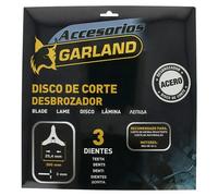 Disco de corte de 3 dientes para desbrozadora (Diámetro: 30 cm, Específico para: Desbrozadora de más de 40 cc, 1 ud.)