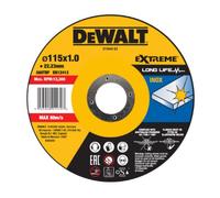 Disco de corte de acero inoxidable DeWALT 115 x 1 x 22,23 mm DT3442