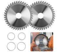 Disco de corte de amoladora angular de 4.5 pulgadas, hoja de sierra circular de 40 dientes de 115 mm para madera, PVC y plástico | 22.23 mm de diámetro, hoja de amoladora de acero al carbono de alta