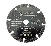 Disco de corte de diamante apto para Bosch GWS 10,8 12 12 V 76 V-EC Profesional a batería, amoladora angular de plástico, aluminio, madera, piedra, mármol, azulejos, metales Ne