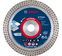 Bosch Professional 1 disco de corte de diamante Expert HardCeramic de 76 mm para azulejos duros, piedra dura, Ø 76 mm, accesorios mini amoladora angular, M 10