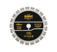 Disco de corte de diamante dewalt elite 350 mm para asfalto y concreto