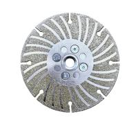 Disco de corte de diamante galvanizado para amoladora angular - Disco de corte de broca Plus+ de 4 1/2" / 5" / 6" para corte preciso de metal, apto para amoladoras angulares, hormigón y piedra