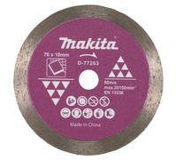 Disco de corte de diamante MAKITA 76x1,4x10 mm D-77263