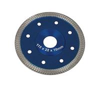 Disco de corte de diamante turbo de 4.5 pulgadas, perfecto para cortar azulejos de porcelana en seco y más con precisión, azul