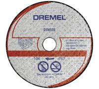 Disco de corte de mampostería reforzado Dremel DSM520 para la sierra compacta DSM20, hoja de sierra circular con 20 mm de profundidad de corte para cortes rectos y de inmersión