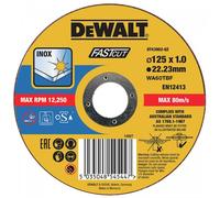 Disco de corte DeWALT 125 x 22,2 x 1,0 mm DT43902