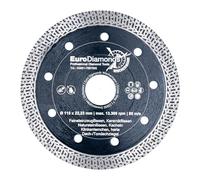 Disco de corte diamantado de granito profesional SUPERCUT, para máquina manual, extra fino, 115 mm, corte de piedra