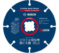 Bosch Professional 1x Discos de corte Expert Carbide Multi Wheel X-Lock (1,0 mm, accesorios Amoladora), Multicolor, Ø 125 mm