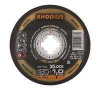 Disco de corte extrafino XT70 X-LOCK, 125 x 1,5 x 22,23, VE: 25