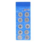Disco de corte, juego de 10 Uds. Con biela, muela redonda de 40mm para cortar, lijar, madera, Metal, piedra, vidrio, plástico (30mm)