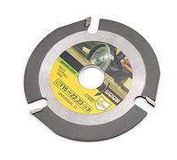 Disco De Corte Madera Hoja Sierra Circular Para Amoladora Angular 3 Dientes Tallar Dura Herramienta Abrasiva AleacióN Cortar, Esculpir Y Dar Forma - Eje 7/8 "/ 22 Mm,115mm/ 4 1/2"