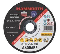 Disco de corte MAMMOOTH M.CI41.A60RBF.115.1/B