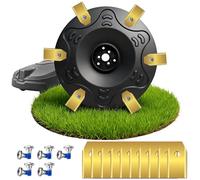 Disco de corte, plato de cuchillo, compatible con Husqvarna Automower 305, 310, 315x, 405, 410, 415x, 435x, 535 AWD, plato de repuesto con 10 cuchillas, disco de cuchillo, robot cortacésped