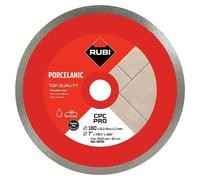 Rubi Disco diamante CPC-180 PRO Corte fino para gres porcelánico espesor <20 mm Especial inglete 180 mm