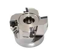Disco de corte superficial de alto avance ASX400, fresado de precisión de 50 mm, 63 mm y 80 mm, insertos de fresado SOMT12T3(ASX400-125-40-7T)
