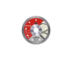 Disco de corte y desbaste diamantado TLG 125 EXT SUPERPRO para porcelana - RUBI - 41901