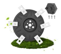 Disco de Cuchillas Compatible para Worx Landroid, M500 M700 WR167E WR141E M600, Disco de Cuchillas para Robot Cortacésped con Tornillos, Juego de 6 Discos