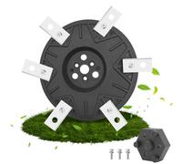 Disco de cuchillo compatible con Worx Landroid, M500 M700 WR167E WR141E M600, disco de cuchillo reforzado con fibra de vidrio, compartimiento para robot cortacésped, disco de cuchillo con tornillos