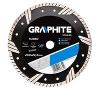 Disco de diamante 230 X 22,2 mm, turbo