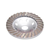 Disco de diamante de 1 pieza, disco abrasivo segmentado de copa for hormigón, ladrillo y piedra dura de 125 mm de diámetro.