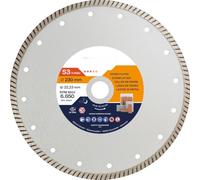 Disco de diamante de alta precisión, para corte de piedra, tecnología S3 Turbo, ideal para trabajos de construcción y reformas.