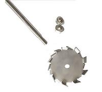 Disco de dispersión de acero inoxidable 304 con varilla agitadora para máquina de dispersión (4 CM/1,57")