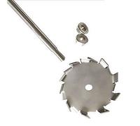 Disco de dispersión de acero inoxidable 304 con varilla agitadora para máquina de dispersión (5 CM/1,96")