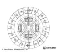 BLUE PRINT ADM53137 Disco de embrague