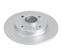 A.B.S. 2 discos de freno traseros 18130 Ø249 mm 9 mm para Peugeot 308 y Citroën DS