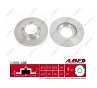 Disco de freno ABE C30501ABE delantero, ventilado , 1 Pieza
