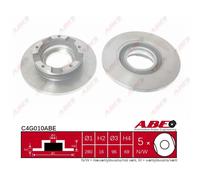 Disco de freno ABE C4G010ABE trasero, macizo, 1 Pieza