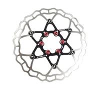 Disco De Freno Ashima ARO-010 AINEON 6 Orificios 2 Piezas 71 Gr NEGRO