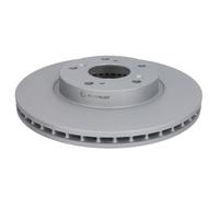 2x Disco de freno ventilado 24.0123-0109.1 ATE para HONDA CIVIC VII Hatchback
