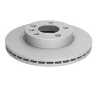 Disco de freno ATE 24.0124-0128.1 delantero, ventilado , altamente carbonizado, 1 Pieza
