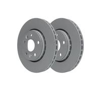 Disco de freno ATE 24.0124-0222.1 delantero, ventilado , altamente carbonizado, 1 Pieza