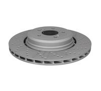 Disco de freno ATE 24.0124-0234.2 trasero, ventilado , altamente carbonizado, 1 Pieza