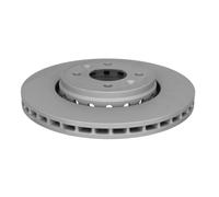 Disco de freno ATE 24.0124-0253.1 delantero, ventilado , altamente carbonizado, 1 Pieza