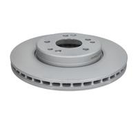 Disco de freno ATE 24.0125-0107.1 delantero, ventilado , altamente carbonizado, 1 Pieza