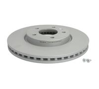 Disco de freno ATE 24.0126-0166.1 delantero, ventilado , altamente carbonizado, 1 Pieza