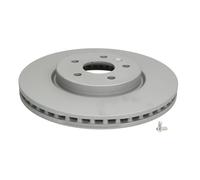 Disco de freno ATE 24.0126-0182.1 delantero, ventilado , altamente carbonizado, 1 Pieza