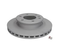 Disco de freno ATE 24.0128-0203.1 delantero, ventilado , altamente carbonizado, 1 Pieza