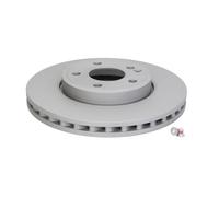 Disco de freno ATE 24.0128-0275.1 delantero, ventilado , altamente carbonizado, 1 Pieza