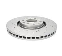 Disco de freno ATE 24.0130-0185.1 delantero, ventilado , altamente carbonizado, 1 Pieza